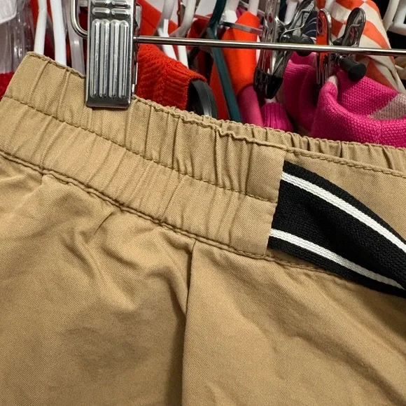 Zara Tan Wide-Leg Drawstring Chinos - Picture 4 of 6